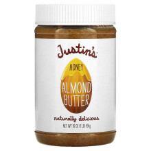 Justin's Nussmus, Honig Mandelmus, 16 oz (454 g)