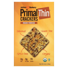 Julian Bakery, Craquelins Primal Fins, Parmesan Biologique, 8,4 oz (238 g)