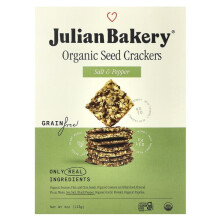 Organic Seed Crackers, Salt & Pepper
