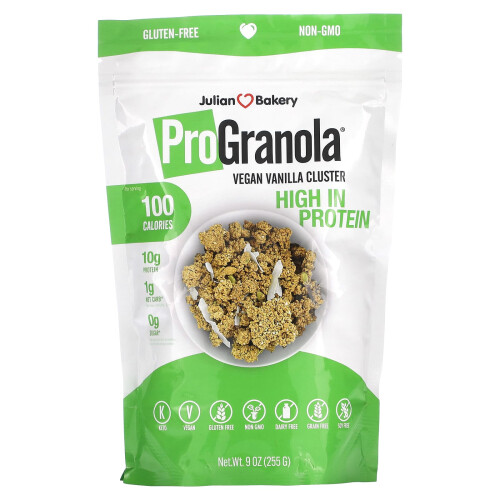 Julian Bakery, ProGranola, Vegane Vanille-Cluster, 9 oz (255 g)