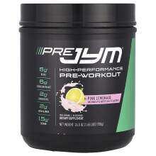 JYM Supplement Science, Pre JYM, Hochleistungs-Pre-Workout, Rosa Limonade, 1,65 lbs (750 g)