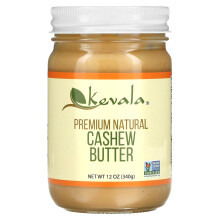 Kevala, Beurre de Noix de Cajou Naturel Premium, 12 oz (340 g)