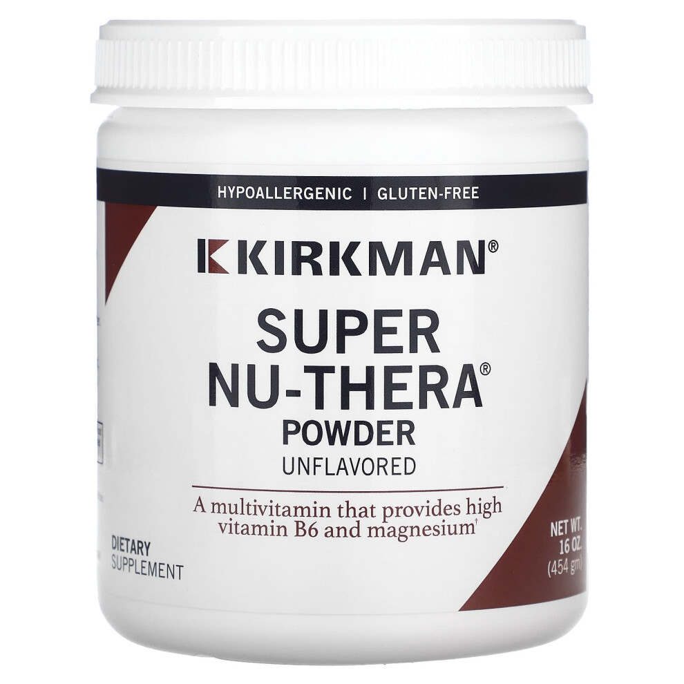 Kirkman Labs , Super Nu-Thera Powder, Unlflavored, 16 Oz (454 Gm)