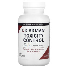 Kirkman Labs, Toxizitätskontrolle mit Setria L-Glutathion, 120 Kapseln