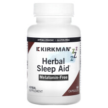 Kirkman Labs, Aide au Sommeil à Base de Plantes, 60 Capsules