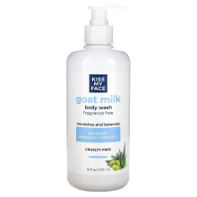 Kiss My Face, Gel Douche au Lait de Chèvre, Sans Parfum, 16 fl oz (473 ml)