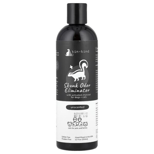 Shampoing Éliminateur d'Odeur de Mouffette, Pour Chiens + Chats, Non Parfumé