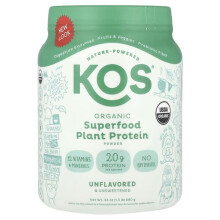 Poudre de Protéine Végétale Superaliment Bio, Non Aromatisée et Non Sucrée