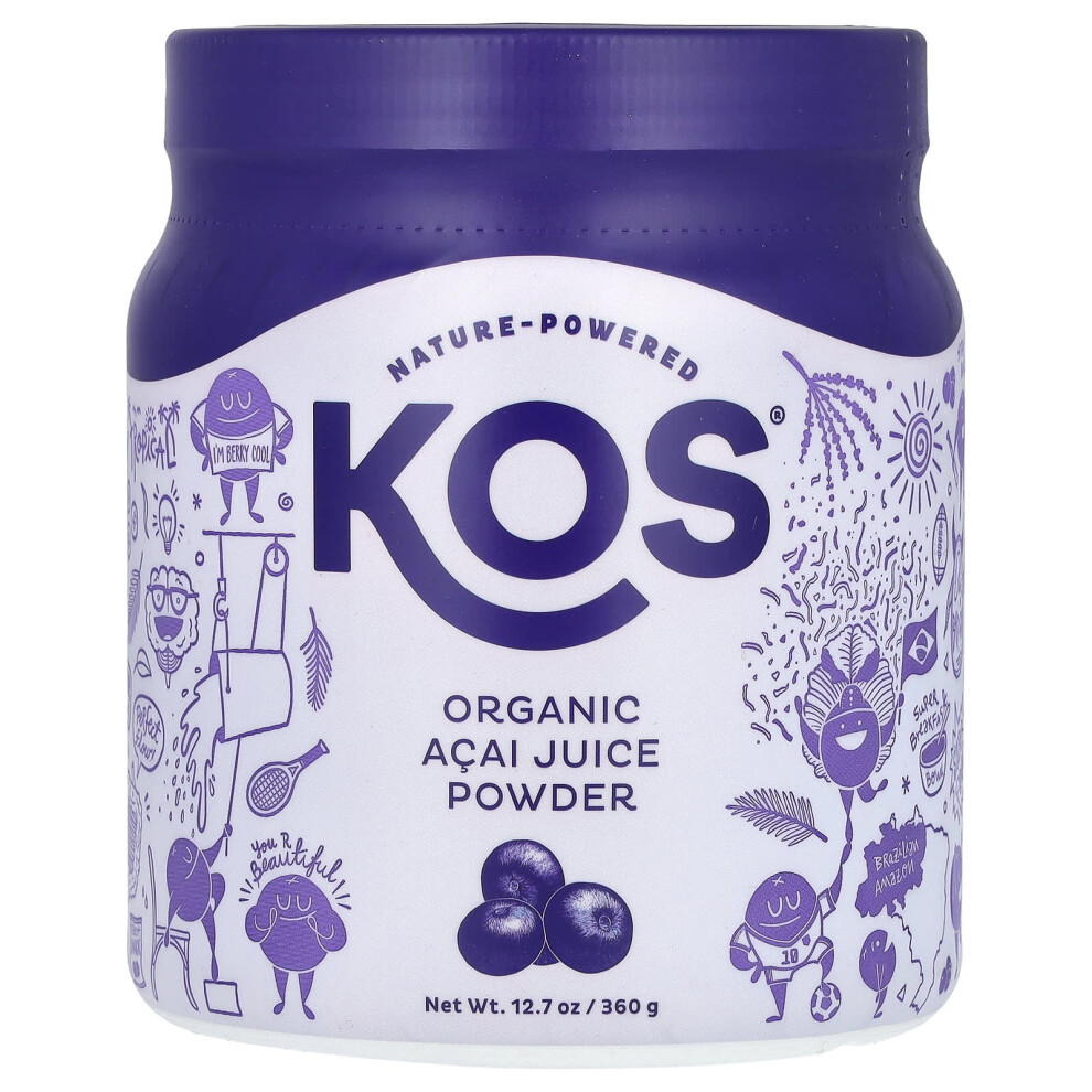 Kos , Organic Acai Juice Powder, 12.7 Oz (360 G)