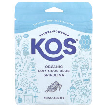 KOS, Bio-Leuchtendes Blaues Spirulina-Pulver, 1,4 Unzen (40 g)