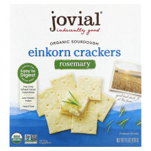 Jovial, Bio-Sauerteig-Einkorn-Cracker, Rosmarin, 4,5 Unzen (128 g)