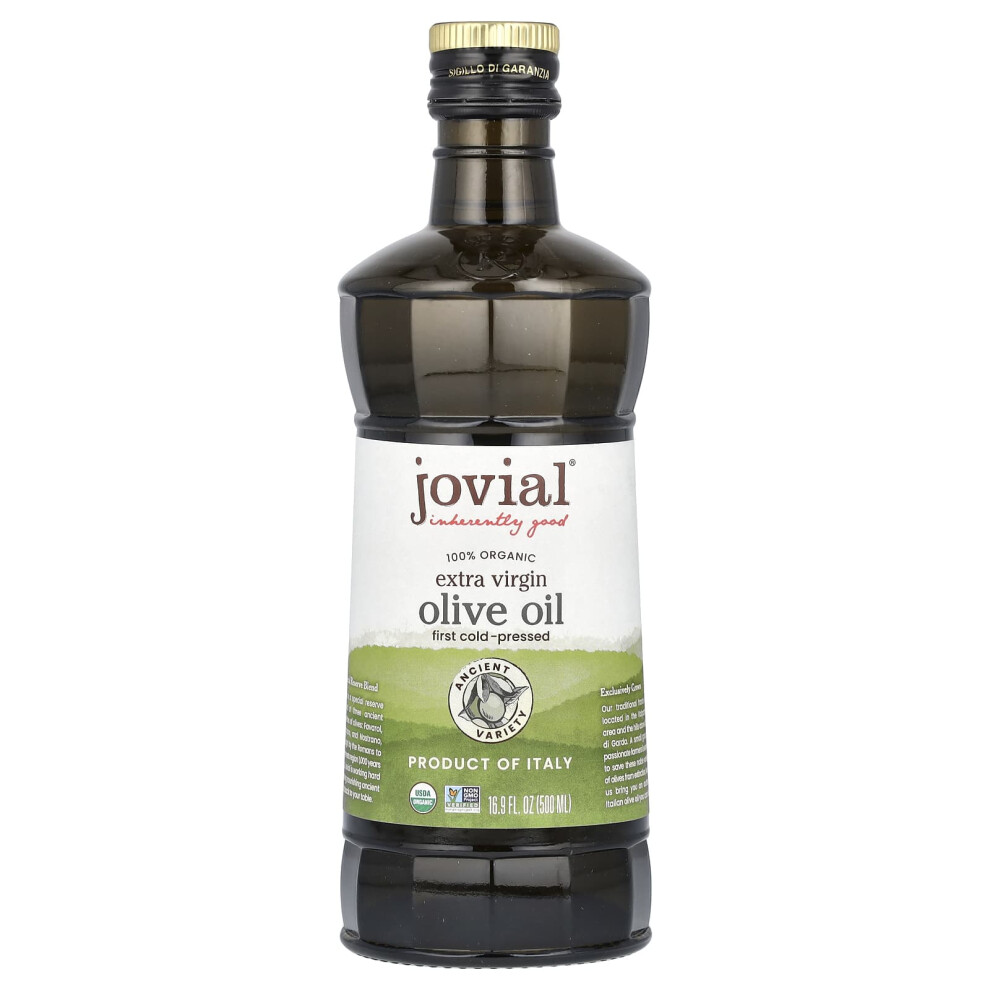 Jovial, 100% Organisches Natives Olivenöl Extra, 16,9 fl oz (500 ml)