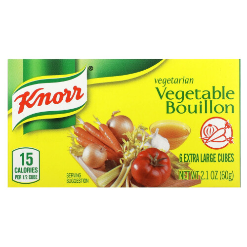 Knorr Knorr, Vegetarische Gemüsebrühe, 6 Extra Große Würfel, 2,1 oz (60 g)