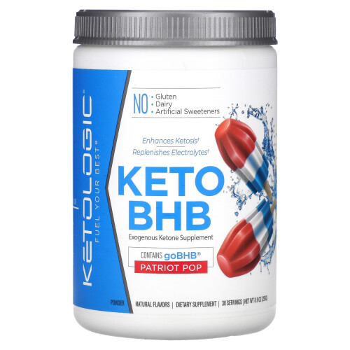 KetoLogic, Keto BHB, Patriot Pop, 8,9 oz (255 g)