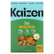 Kaizen, Ziti, Glutenfrei, Hochprotein, Low Carb, Pflanzlich, Noch Weniger Kohlenhydrate, 8 Unzen (226 g)