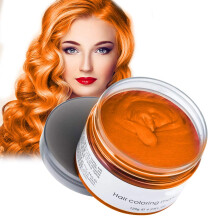 Tijdelijke haarkleur wax Haarkleurspray wax Natuurlijke haarkleur wax materiaal Wegwerp haarstyling klei As voor cosplay feest maskerade Halloween etc