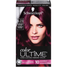 Schwarzkopf Color Ultime Hair Colour 5.23 Charcoal Fuchsia 1 -sovellus ? Pysyv hiusvri kirkkaalle vrille ja haalistumista estvlle kiillolle jopa