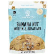 Lakanto, Bananen-Nuss-Muffin- und Brotmischung, 6,77 Unzen (192 g)