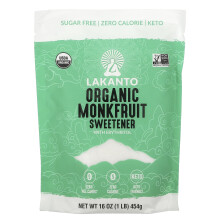 Lakanto, Bio-Mönchsfrucht-Süßstoff, 1 Pfund (454 g)