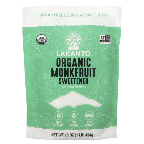 Lakanto, Bio-Mönchsfrucht-Süßstoff, 1 Pfund (454 g)