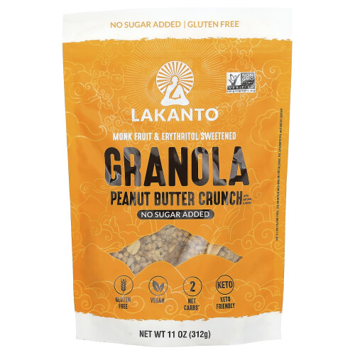 Lakanto, Granola, Erdnussbutter-Crunch, 11 oz (312 g)