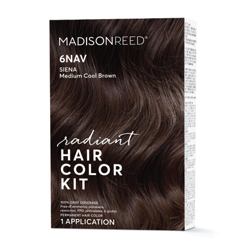 Madison Reed Radiant Χρώμα Μαλλιών, Μεσαίο Καπνιστό Καφέ, 100% Κάλυψη Γκρίζων