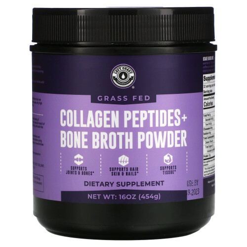 Left Coast Performance, Peptides de Collagène + Poudre de Bouillon d'Os, 16 oz (454 g)