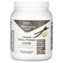 Life Extension, Wellness Code, Isolat de Protéine de Lactosérum Avancé, Vanille, 1 lb (454 g)