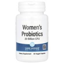 Lake Avenue Nutrition, Frauen Probiotika, 20 Milliarden KBE, 60 Vegetarische Kapseln