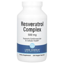 Lake Avenue Nutrition, Resveratrol-Komplex, 500 mg, 250 vegetarische Kapseln