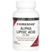Kirkman Labs, Alpha Liponsäure, 25 mg, 90 Kapseln