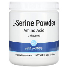 Lake Avenue Nutrition, L-Sérine, Poudre non aromatisée, 1 lb (454 g)