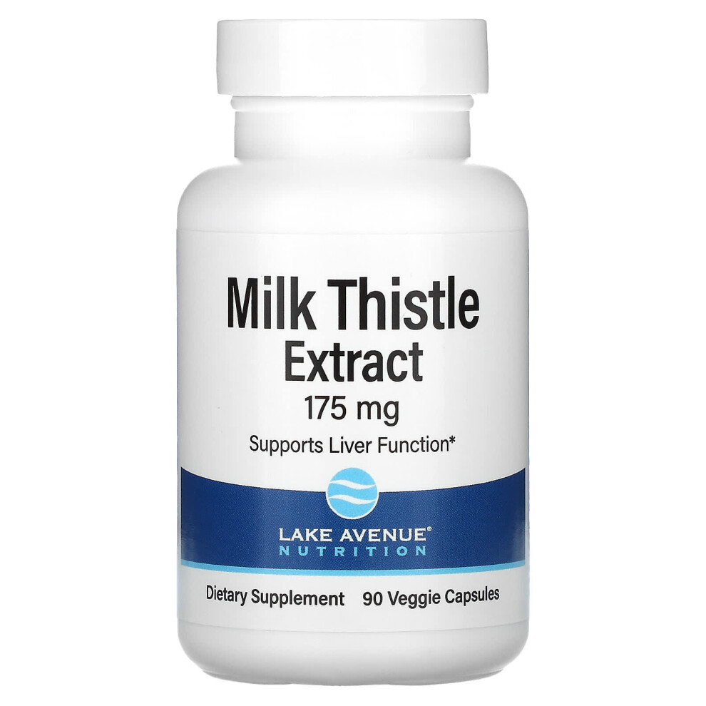 Lake Avenue Nutrition , Milk Thistle Extract, 175 Mg, 90 Veggie Capsules