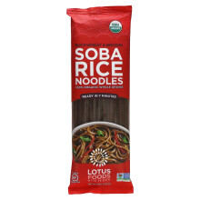 Lotus Foods, Nouilles de riz Soba au sarrasin et brun, 8 oz (227 g)