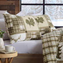 Conjunto de Colcha Lodge Great Bay Home Tamanho Duplo/Queen com 2 Fronhas