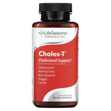 LifeSeasons, Choles-T, Cholesterin Unterstützung, 90 Vegane Kapseln