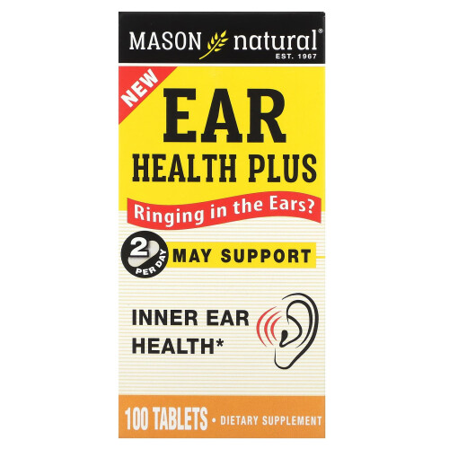 Mason Natural, Santé de l'Oreille Plus, 100 Comprimés