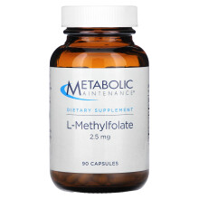 Metabolic Maintenance, L-Methylfolat, 2,5 mg, 90 Kapseln