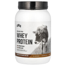 Levels, Grasgefüttertes Whey Protein Pulver, Schokoladen-Erdnussbutter, 2 Pfund (907 g)