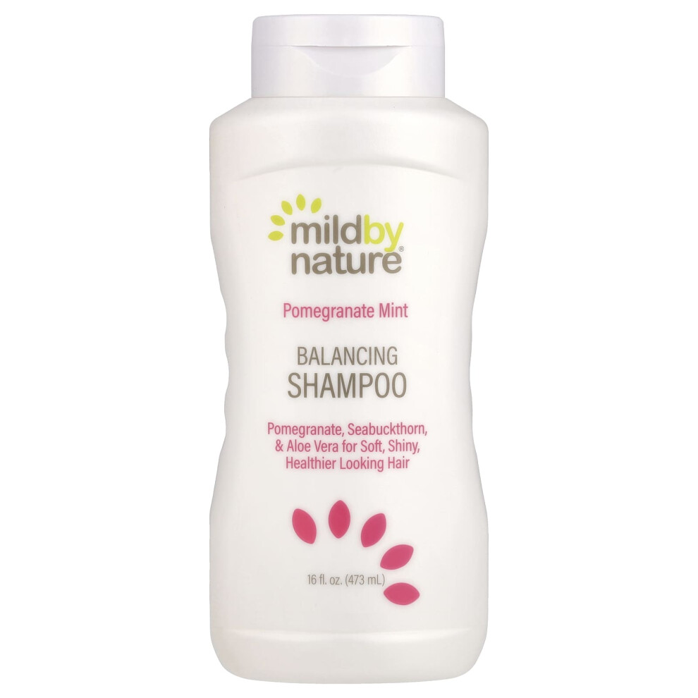 Mild By Nature , Pomegranate Mint Balancing Shampoo, 16 Fl Oz (473 Ml)
