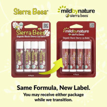 Sierra Bees, Baumes à Lèvres Biologiques, Cerise Noire