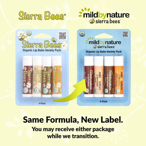 Sierra Bees, Organische Lippenpflege, Vielfaltspackung