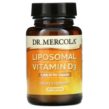 Dr. Mercola, Liposomales Vitamin D3, 5.000 IE, 90 Kapseln