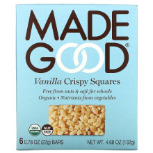 MadeGood, Knusper-Riegel, Vanille, 6 Riegel, je 0,78 oz (22 g)