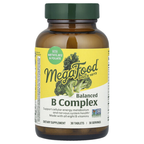 MegaFood, Complexe B Équilibré, 30 Comprimés