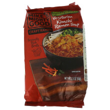 Mike's Mighty Good, Ramen Artisanal, Soupe de Ramen Kimchi Végétarienne, 2,3 oz (64 g)