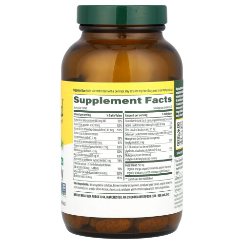 MegaFood, Women's 55+, One Daily Multivitamin, 120 Tablets 2