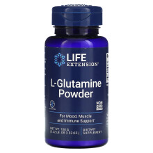Life Extension, Poudre de L-Glutamine, 3,53 oz (100 g)