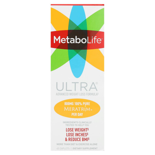 Metabolife, Formule Ultra Avancée pour la Perte de Poids, 45 Comprimés
