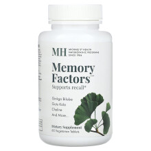Michael's Naturopathic, Gedächtnisfaktoren, 60 Vegetarische Tabletten